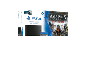 PS4-Konsole 1 TB + PS4-Spiel Assassin's Creed Syndi + PS4-Spiel Watch Dogs