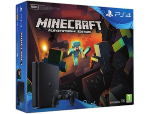 PS4 Slim-Konsole + Minecraft (500 GB)