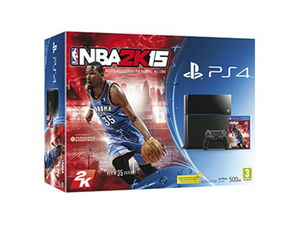 Konsole PS4 Slim (500 GB) + Spiel PS4 NBA 2K15