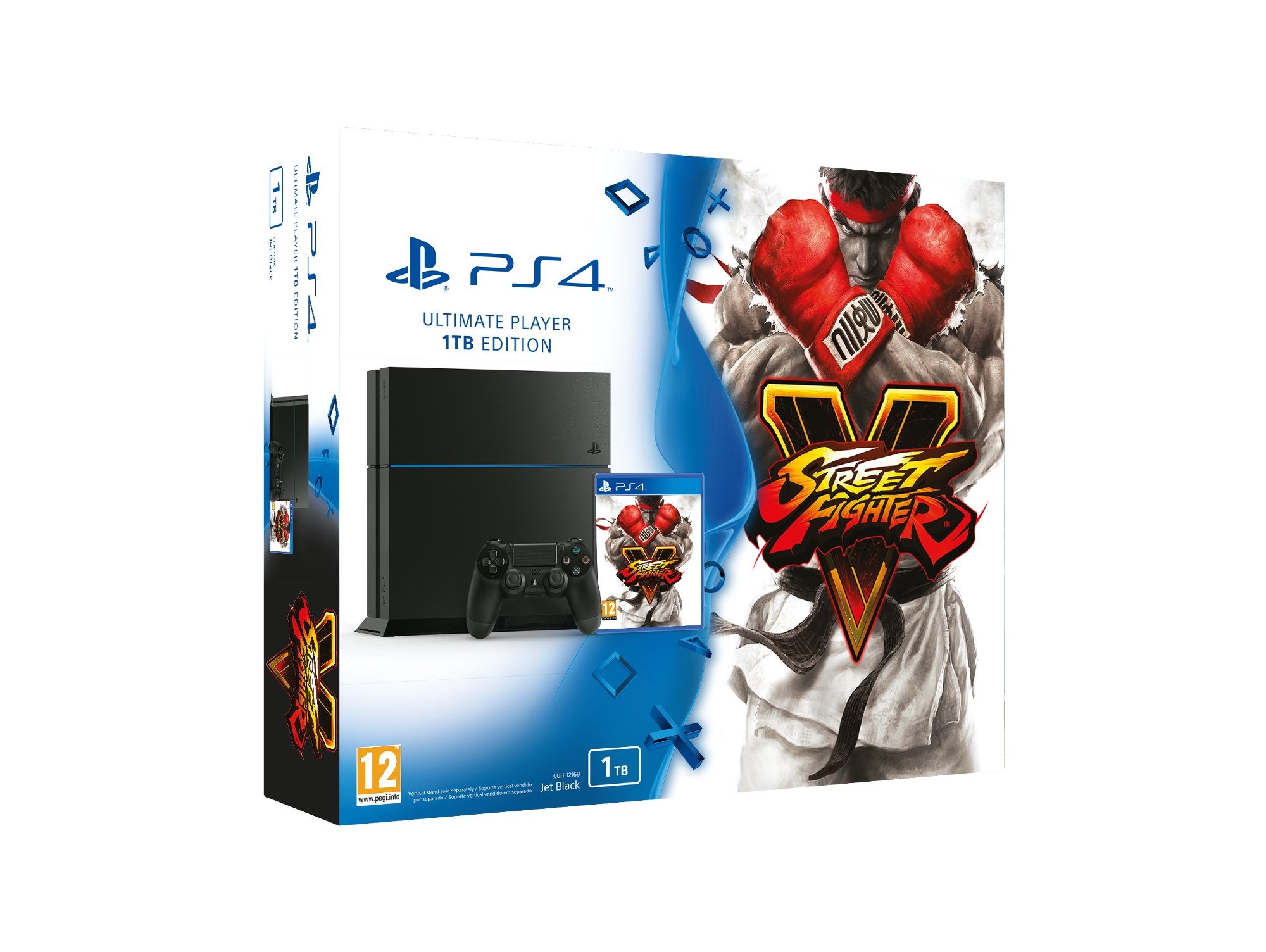 PS4-Konsole 1 TB + PS4-Spiel Street Fighter 5