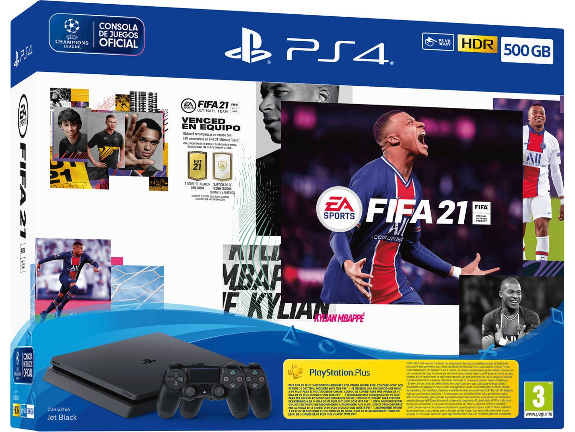 PS4 Slim-Konsole + FIFA 21 (500 GB)