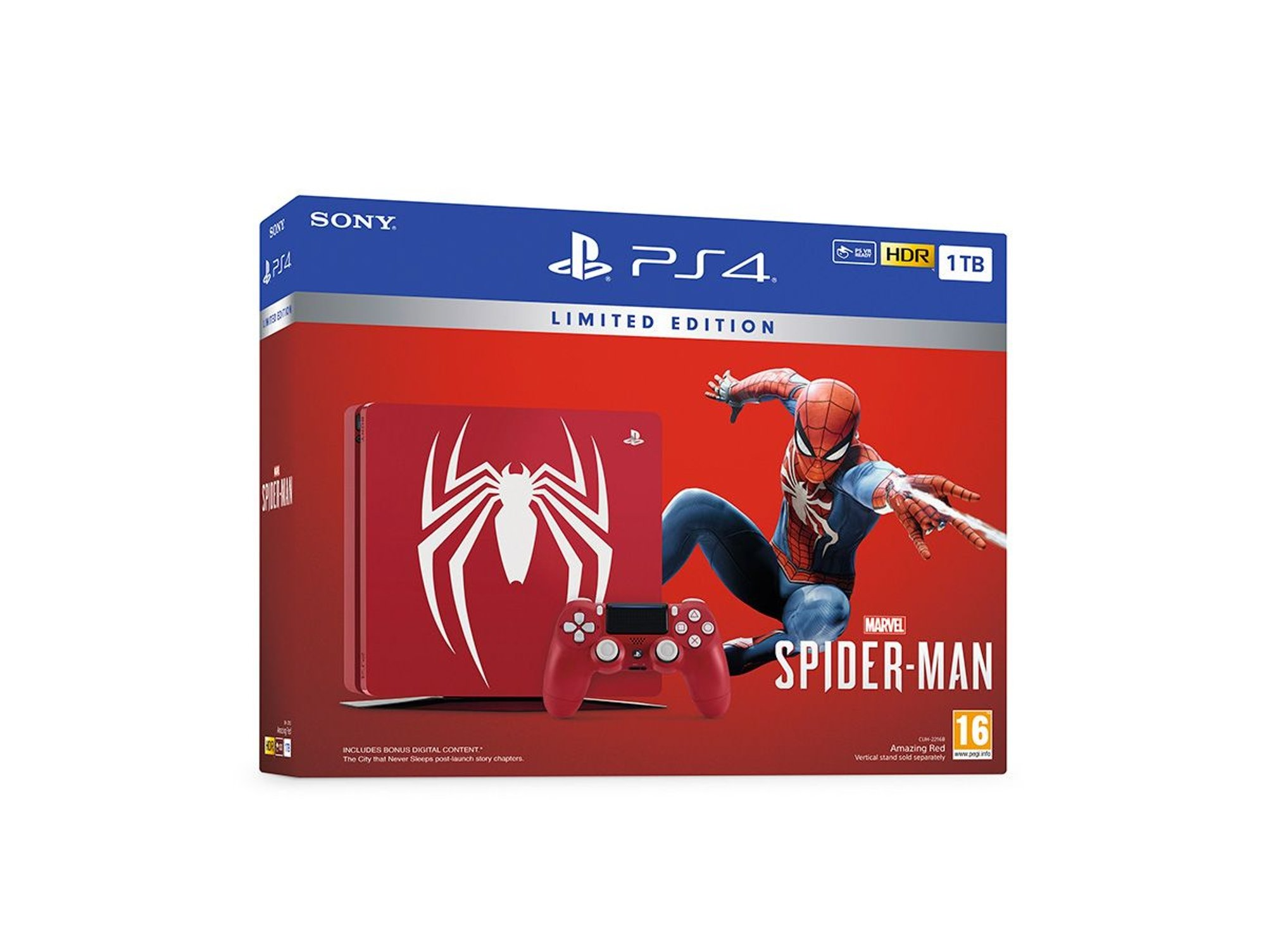 Konsole PS4 Slim + Marvel's Spider-Man (1 TB)